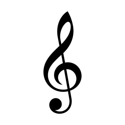 Treble Clef SVG cut file