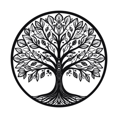 Tree Of Life Mandala SVG cut file