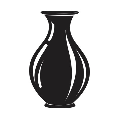 Vase Geometric Side SVG cut file