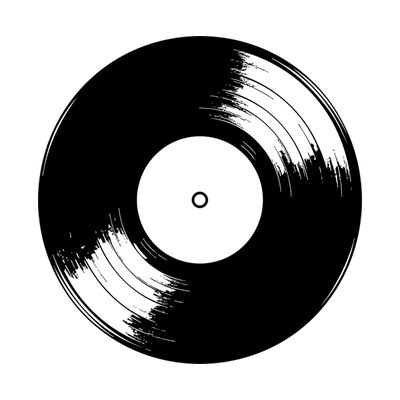 Vinyl Record SVG cut file