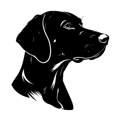 Vizsla Silhouette SVG cut file