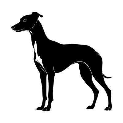 Whippet SVG cut file