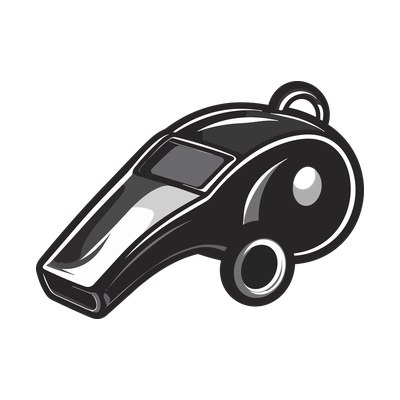 Whistle Sticker SVG cut file